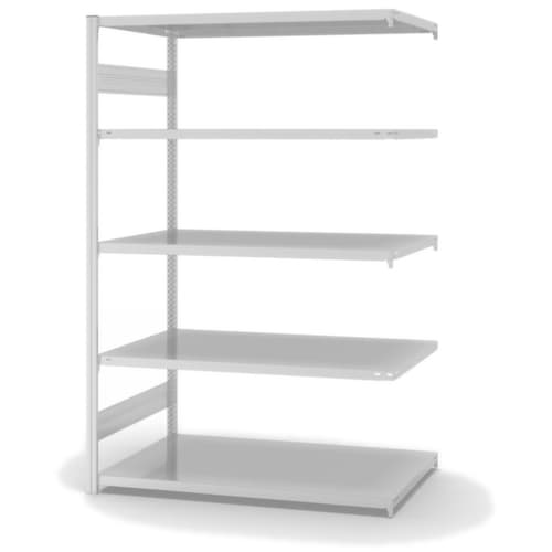 hofe Traversenregal in mittelschwerer Bauart, Höhe x Breite x Tiefe 2000 x 1310 x 835 mm, 5 Böden