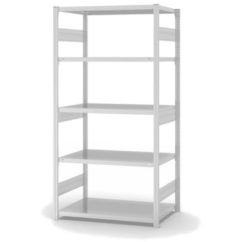hofe Traversenregal in schwerer Bauart, Höhe x Breite x Tiefe 2000 x 1060 x 635 mm, 5 Böden