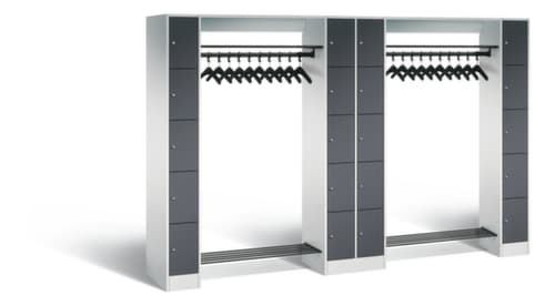 C+P Schließfach-Garderobe Classic mit 20 Fächern, Breite 2840 mm