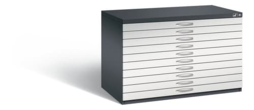 C+P Flachablageschrank, Höhe x Breite x Tiefe 760 x 1100 x 765 mm