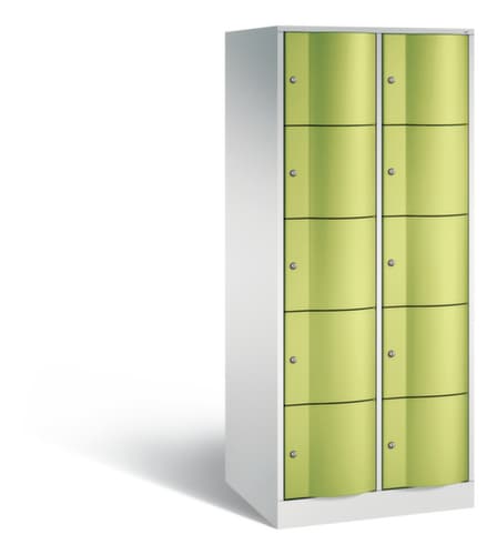 C+P Schließfachschrank Resisto, 10 Fächer