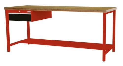 Bedrunka + Hirth Werkbank, 1 Schublade, 1/2 Ablageboden