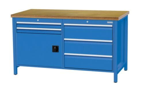 Bedrunka + Hirth Werkbank, 5 Schubladen, 1 Schrank