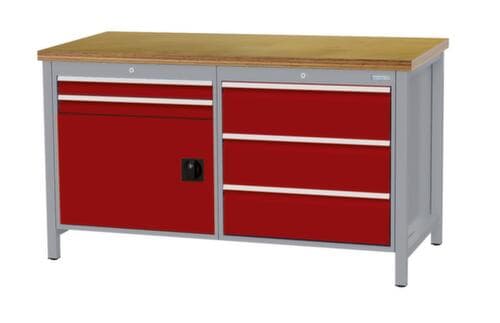 Bedrunka + Hirth Werkbank, 5 Schubladen, 1 Schrank