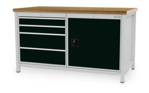 Bedrunka + Hirth Werkbank, 4 Schubladen, 1 Schrank