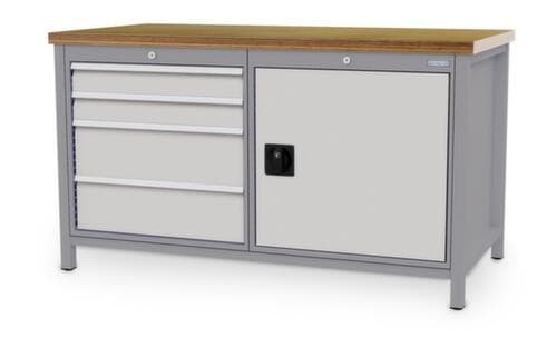 Bedrunka + Hirth Werkbank, 4 Schubladen, 1 Schrank