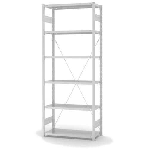 hofe ESD-Regal, Höhe x Breite x Tiefe 2500 x 1060 x 435 mm, 6 Böden