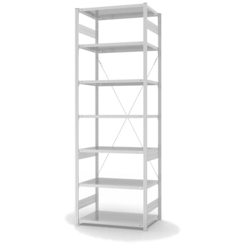 hofe Antibakterielles Regal AntiBac®, Höhe x Breite x Tiefe 3000 x 1060 x 635 mm, 7 Böden