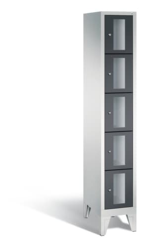 C+P Schließfachschrank Classic, 5 Fächer