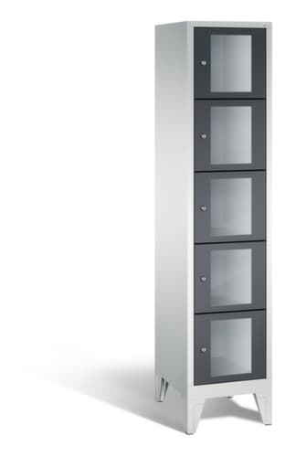 C+P Schließfachschrank Classic, 5 Fächer
