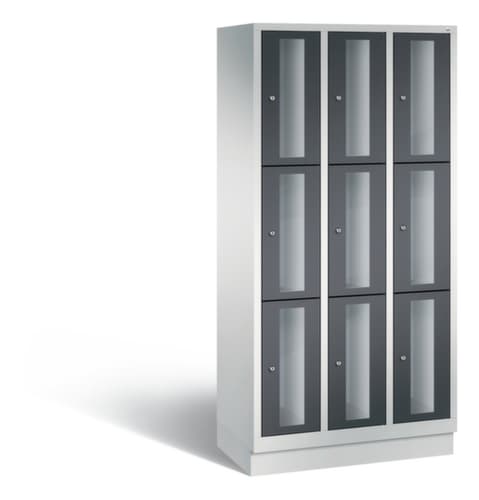 C+P Schließfachschrank Classic, 9 Fächer