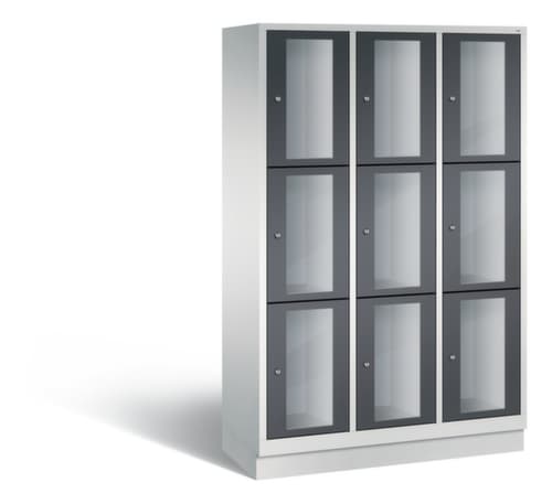 C+P Schließfachschrank Classic, 9 Fächer