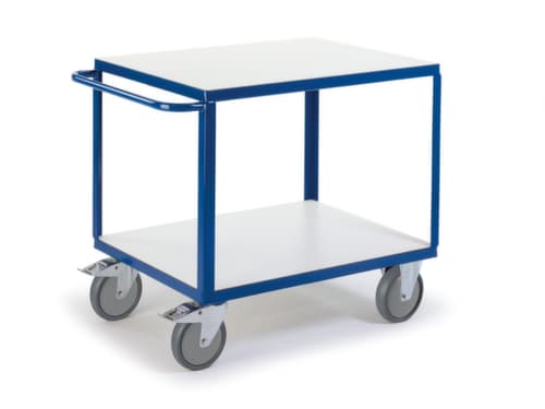 Rollcart Tischwagen 1000x700 mm, Traglast 600 kg, 2 Etagen