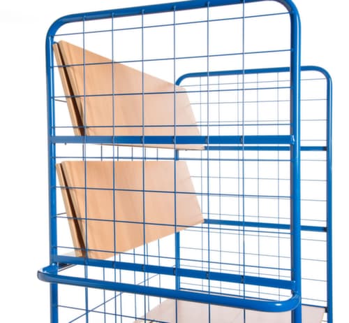 Rollcart Etagenwagen mit klappbaren Böden, Traglast 600 kg, 4 Etagen