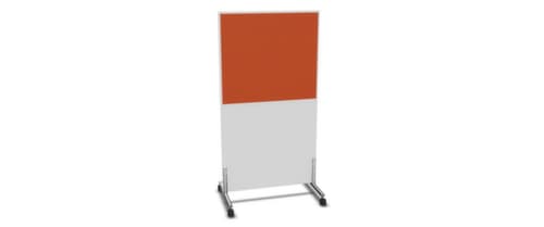 Nowy Styl Trennwand E10 aus Holz mit Stoffbespannung, Höhe x Breite 1545 x 800 mm