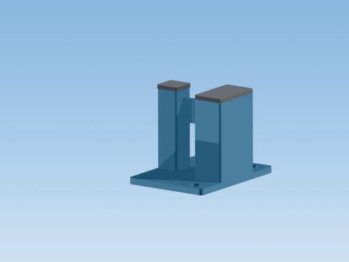Pfosten für Trennwandsystem, Höhe 2200 mm