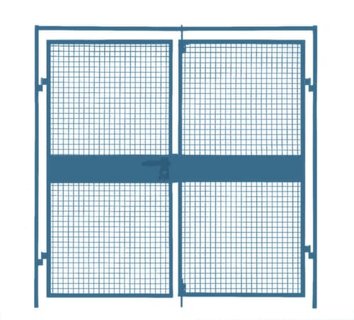 Doppel-Flügeltür für Trennwandsystem, Breite 2000 mm