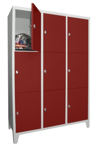 PAVOY Schließfachschrank Basis, 9 Fächer