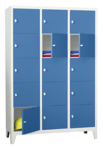 PAVOY Schließfachschrank Basis, 15 Fächer