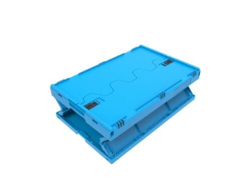 Walther Faltsysteme Faltbox, blau, Inhalt 44 l, Klappdeckel