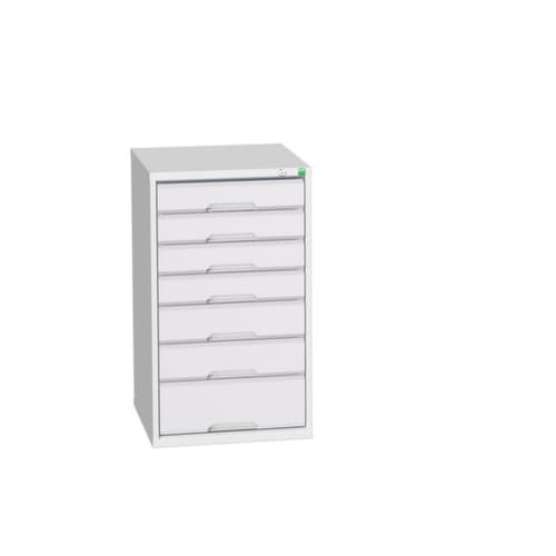 bott Schubladenschrank verso, 7 Schublade(n), RAL7035 Lichtgrau/RAL7035 Lichtgrau
