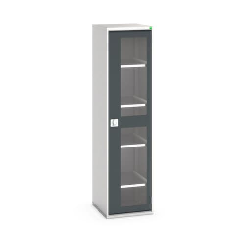 bott Flügeltürenschrank verso mit Sichtfenstern, Breite 525 mm