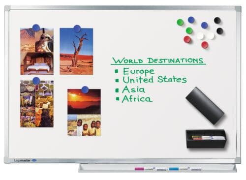 Legamaster Emailliertes Whiteboard PROFESSIONAL in weiß, Höhe x Breite 1200 x 1500 mm