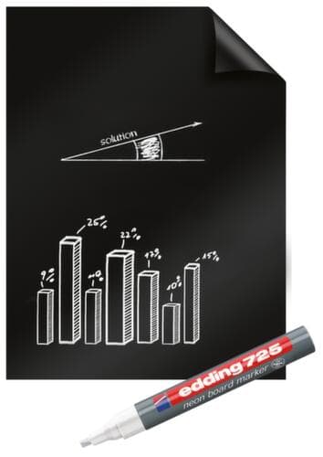Legamaster Blackboard-Folie Magic-Chart, Höhe x Breite 600 x 800 mm