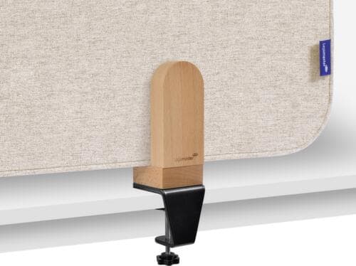 Legamaster Schallabsorbierende Tischtrennwand ELEMENTS, Höhe x Breite 600 x 800 mm, Wand beige