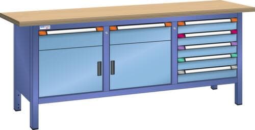 Thurmetall Werkbank, 7 Schubladen, 2 Schränke