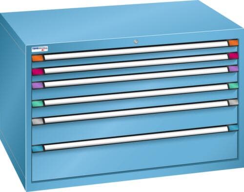 Thurmetall Schubladenschrank mit Breite 1205 mm, 6 Schublade(n)