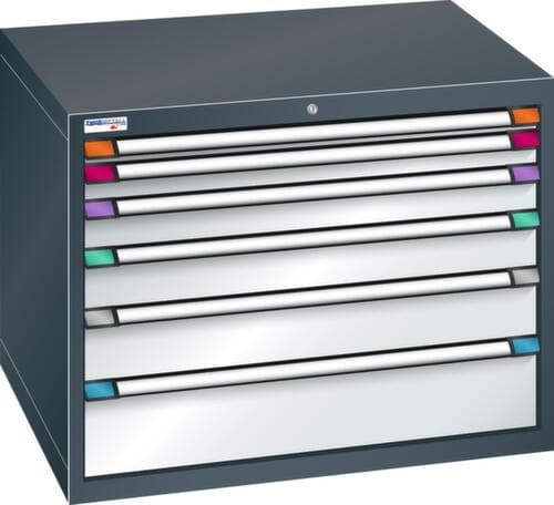 Thurmetall Schubladenschrank mit Breite 1005 mm, 6 Schublade(n)
