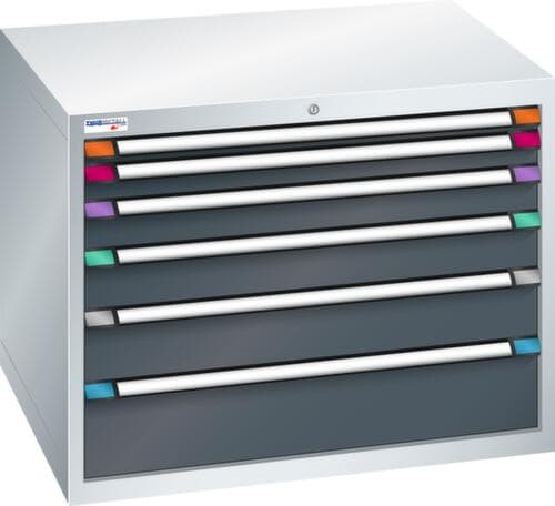 Thurmetall Schubladenschrank mit Breite 1005 mm, 6 Schublade(n)