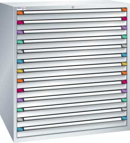 Thurmetall Schubladenschrank mit Breite 1205 mm, 13 Schublade(n)