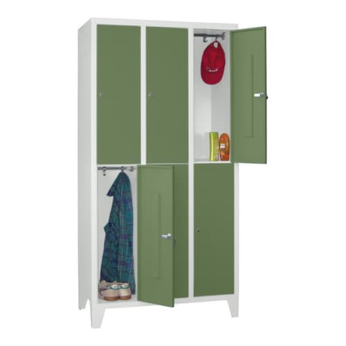 PAVOY Schließfachschrank Basis, 6 Fächer