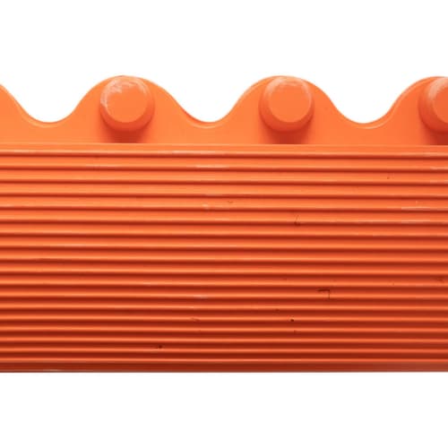 Kantenabschlussleiste Ramp für Anti-Ermüdungsmatte, orange