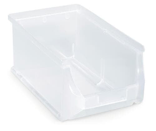 Sichtlagerkasten, transparent, Tiefe 355 mm, Polypropylen