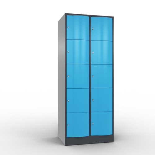 C+P Schließfachschrank Resisto, 10 Fächer