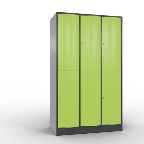 C+P Schließfachschrank Resisto, 6 Fächer