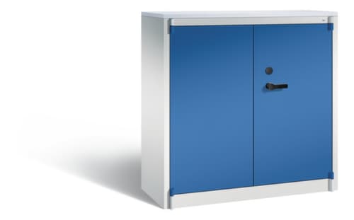 C+P Büro-Sicherheitsschrank mit Abdeckplatte aus Holz
