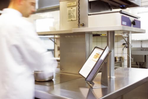 tarifold Tisch-Sichttafelsystem STERIFOLD, mit 10 Sichttafeln in DIN A4