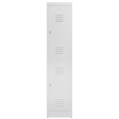 Doppelstöckiger Garderobenschrank ClassiX, Abteilbreite 400 mm