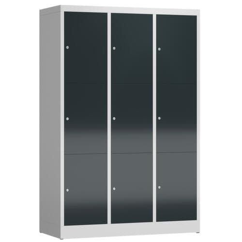 Schließfachschrank ClassiX, 9 Fächer