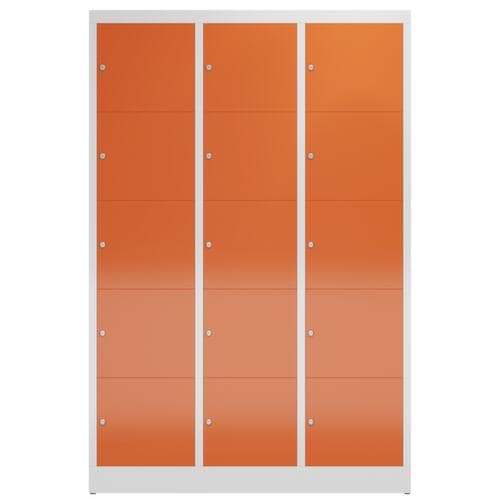 Schließfachschrank ClassiX, 15 Fächer