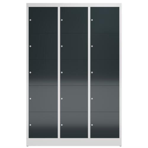 Schließfachschrank ClassiX, 15 Fächer