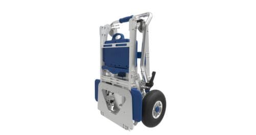 Elektrischer Treppensteiger ERGO®, Traglast 170 kg, Schaufelbreite 380 mm, Vollgummi-Bereifung