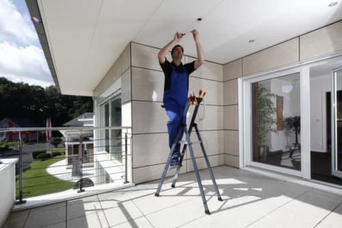 Krause Eloxierte Stufenstehleiter MONTO® SePro S®