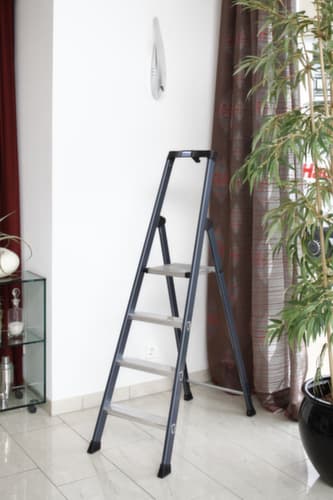Krause Eloxierte Stufenstehleiter MONTO® SePro S®