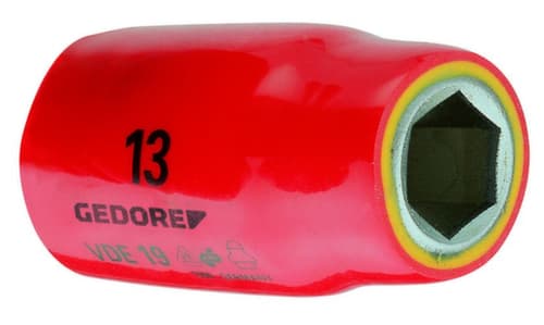 GEDORE VDE 19 11 VDE-Steckschlüsseleinsatz 1/2" 6-kant 11 mm