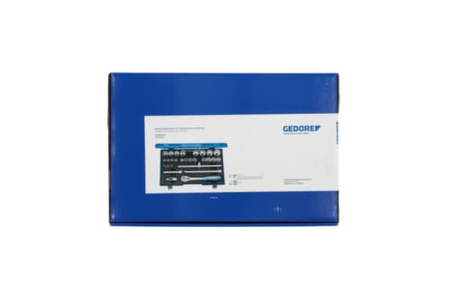 GEDORE 19 VMU-10 Steckschlüssel-Satz 1/2" 28-teilig 6-kant 10-36 mm